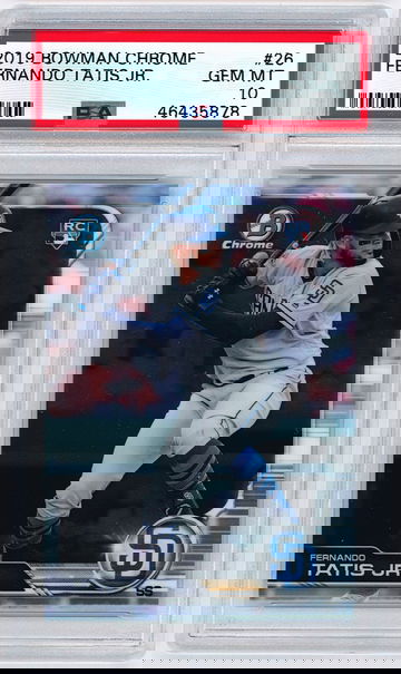 Fernando Tatis Jr 2019 Bowman Chrome PSA 10