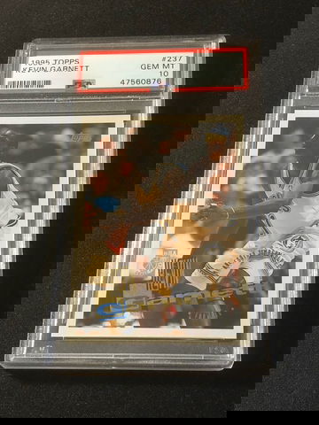 Kevin Garnett 1995 Topps PSA 10