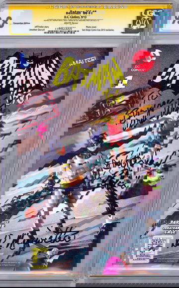 BATMAN ‘66 #1 CGC-SS 9.8 SIGNED ADAM WEST BURT WARD LEE MERIWETHER SDCC 2013