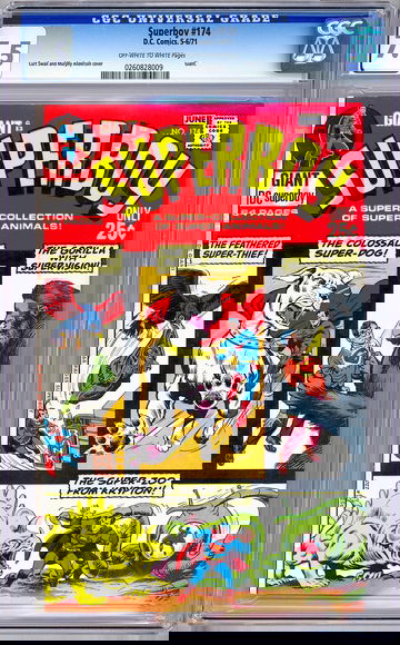 SUPERBOY #174 CGC 7.5 CURT SWAN & MURPHY ANDERSON COVER ART 64 PG SPECIAL 1971