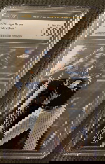 2020 Topps Chrome Luis Robert Rookie Card CSG 10 GEM MINT