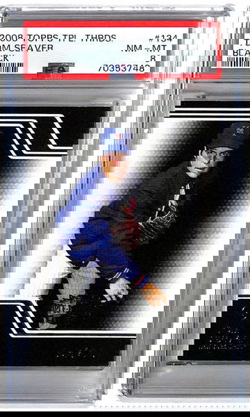 2008 Topps Triple Threads Tom Seaver Black PSA 8 POP 1 HOF MLB New York Mets