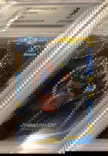 2017-18 Optic De’Aaron Fox Gold Disco (from HKG 14-21 days shipping)