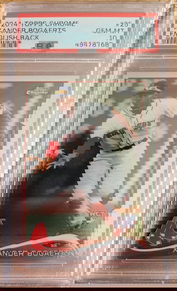 2014 Topps Chrome Xander Bogaerts PSA 10 (POP 75)