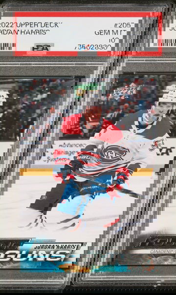 2022 Upper Deck Jordan Harris #205 PSA 10