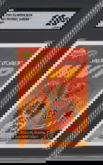 1992-93 Upper Deck Michael Jordan MVP SGC 10