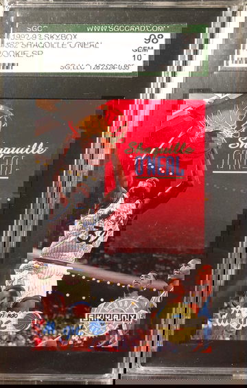 Shaquille O'Neal 1992-93 Skybox RC Rookie SP SGC 98 10