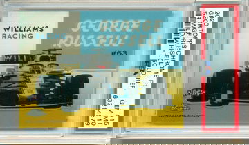 2020 Topps Chrome George Russell RC Gold Refractor 26/50 PSA 10