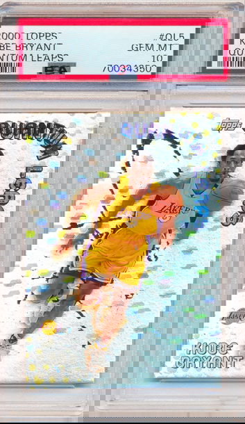 2000 Topps Quantum Leaps Foil #QL5 Kobe Bryant PSA 10 HOF LOW POP 25!