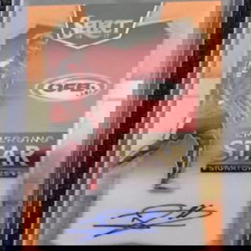 2016-17 Panini Select Emerging Star Signatures Orange Prizm #31/75 David Alaba Auto