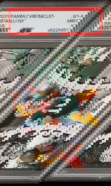 2020 PANINI JORDAN LOVE CHRONICLES OMEGA #O-4 PSA 9