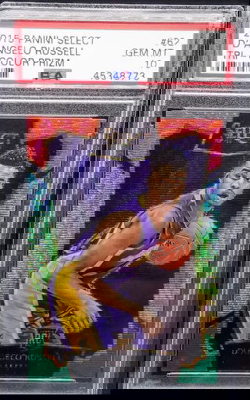 D'Angelo Russell 2015 Panini Select Tri Color Prizm RC Rookie PSA 10