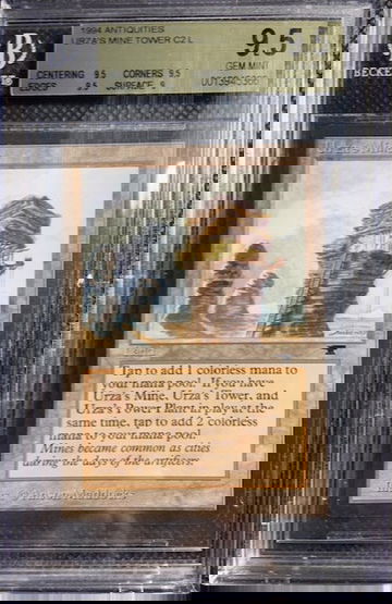 1994 MTG Magic The Gathering Antiquities Urza's Mine Tower BGS 9.5 Gem Mint