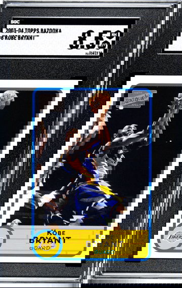 2003-04 Kobe Bryant Topps Bazooka #8 SGC 8.5