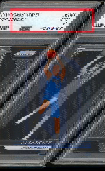 2018 Panini Prizm Luka Doncic PSA 9