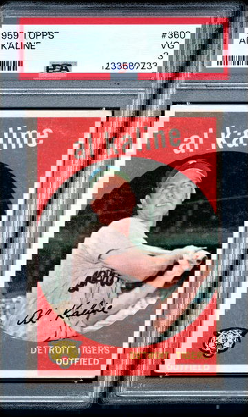 1959 Topps Al Kaline #360 PSA 3