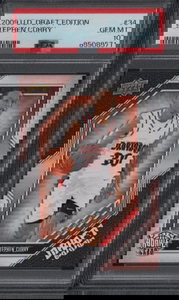 2009 UD Draft Edition #34 Stephen Curry Rookie PSA 10 Gem Mint