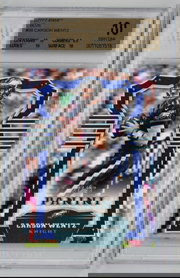 2017 Panini Blue /99 Carson Wentz BGS 10 Pop 1!!!