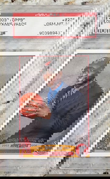 2003 Topps DWYANE WADE PSA 10