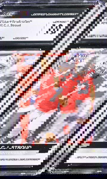 2022 LEAF C.J. STROUD #PS-02 Rookie RC CGC 10