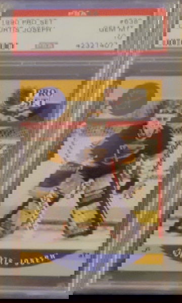 1990 Pro Set Curtis Joseph rc PSA 10