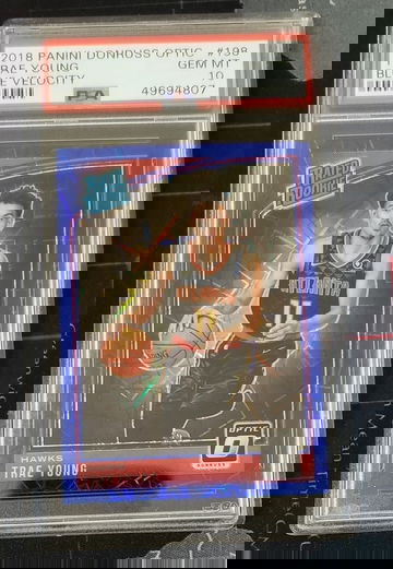 2018-19 Optic Blue Velocity Trae Young
