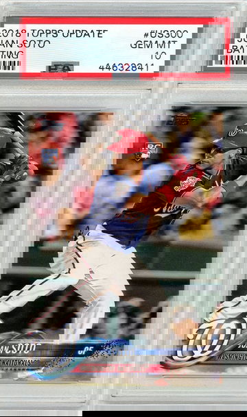 2018 Topps Update Juan Soto Batting #US300 PSA 10