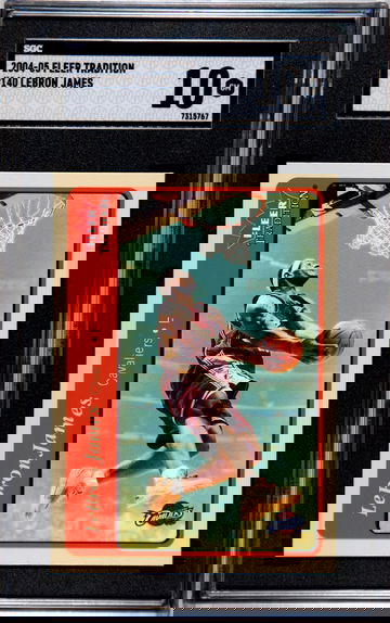 2004-05 Fleer Tradition Lebron James #140