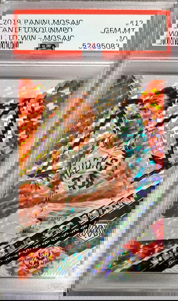 Giannis Antetokounmpo Mosaic Will to Win PSA 10