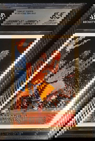 Kobe Bryant 1996-97 Topps BGS 8.5
