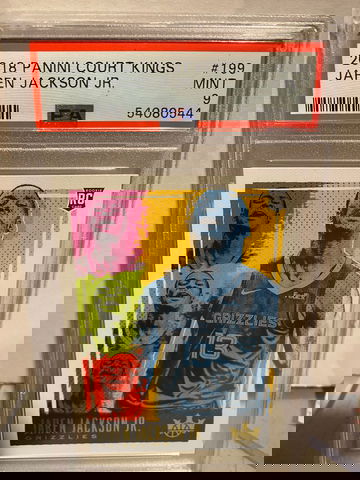 JAREN JACKSON JR PSA 9 2018-19 Panini Court Kings RC Level III 3 #199