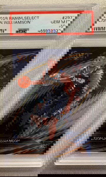 ZION WILLIAMSON 2019 SELECT COURTSIDE SP ROOKIE PSA 10 GEM MINT
