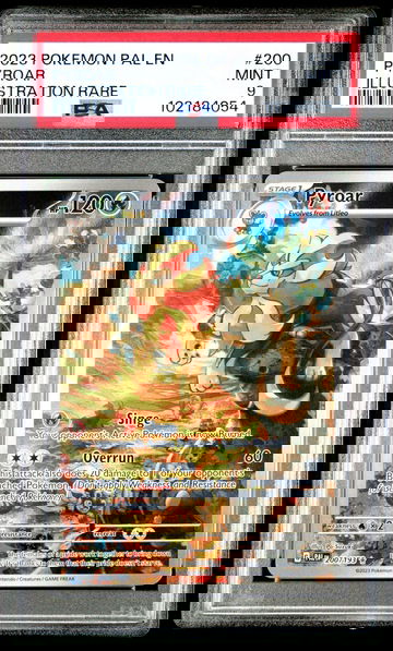 2023 Pokemon Scarlet and Violet Paldea Evolved Pyroar Ir #200 PSA 9