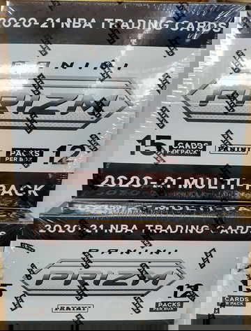 2 Box Lot  2020 21 Panini Prizm Basketball MULTI PACK CELLO FAT PACK Box FACTORY SEALED 12 packs