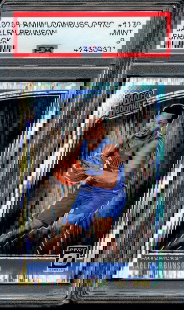 2018 Donruss Optic Jalen Brunson Shock Rookie RC PSA 9 Mint