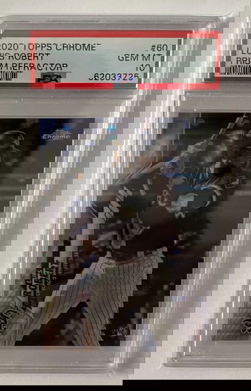 2020 Topps Chrome Luis Robert Prism Refractor 60 PSA 10