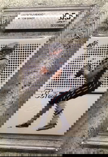 2002 SP Authentic #1 Tom Brady NM-MT