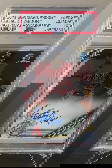 Geraldo Perdomo 2019 Bowman Chrome Auto