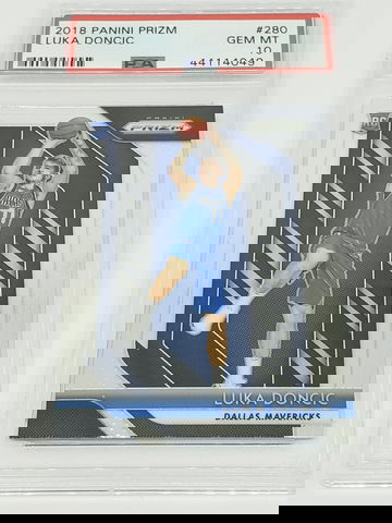 2018-19 Prizm Luka Doncic PSA 10 RC Rookie Card 