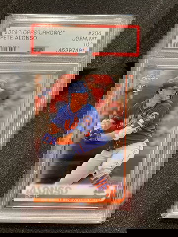 2019 Topps Chrome Pete Alonso