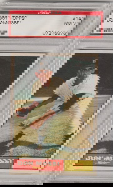 1961 Topps #14 Don Mossi PSA 7 (Near Mint)