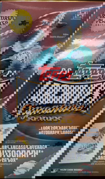 3 BOX LOT 2021 Topps Archives Signature Series Sealed Box 1 Encased Auto Per Retired Player Edition Loaded with 1/1's