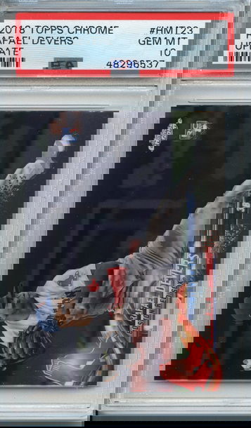 Rafael Devers Topps Chrome Update Rookie PSA 10 537