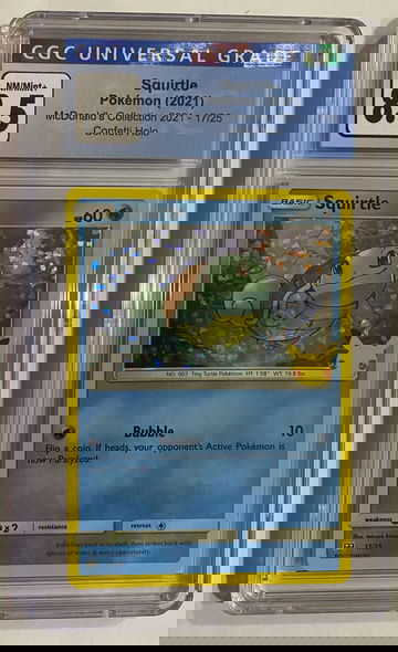 Pokémon Squirtle McDonald’s CGC 8.5