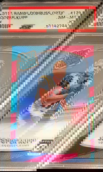 2017 Optic Cooper Cupp Pink Holo PSA 8