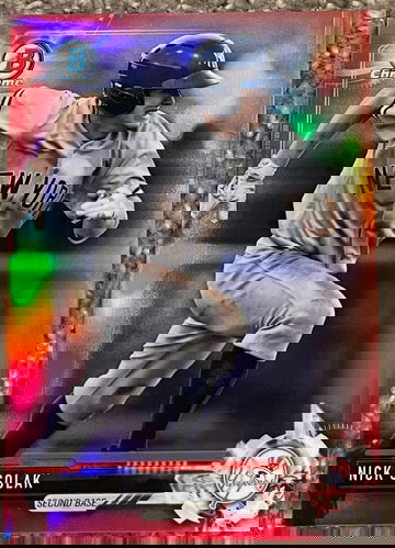 2017 Bowman Chrome Nick Solak #/5