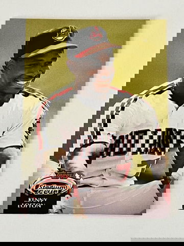 1992 Kenny Lofton RC Stadium Club #695 (NM-MT).