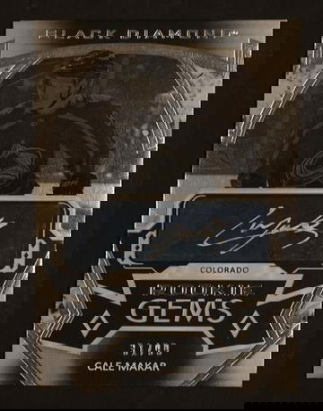 2019-20 Upper Deck Black Diamond Rookie Gems Cale Makar #RG-CM Auto /99