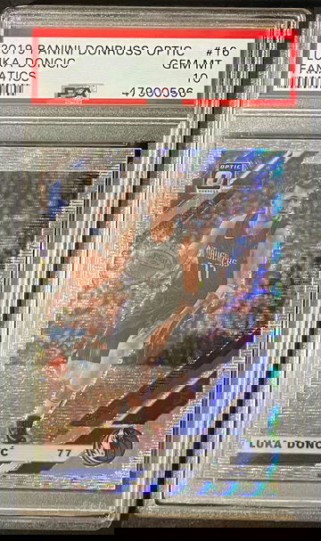 2019 Panini Donruss Optic Fanatics #16 Luka Doncic PSA 10