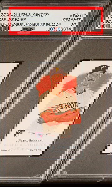 2024 Allen & Ginter - Paul Skenes - Rookie Design Variation Mini - #RD11 - PSA 10